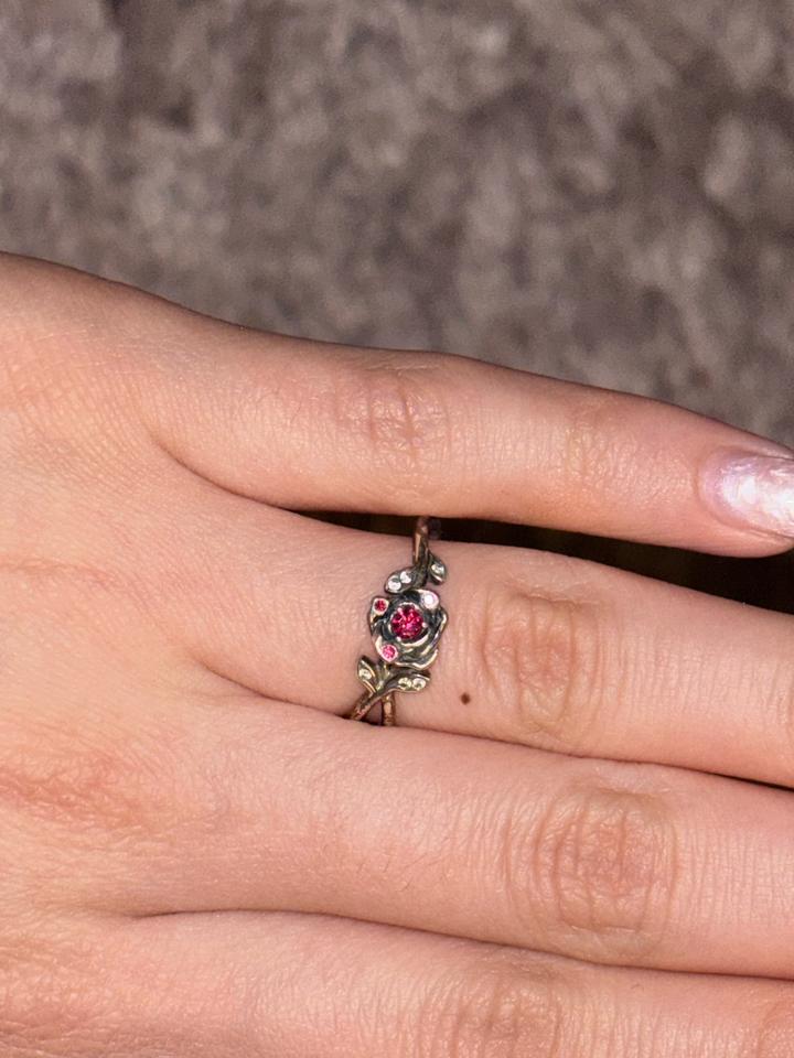 Кольцо PANDORA красавица и чудовище