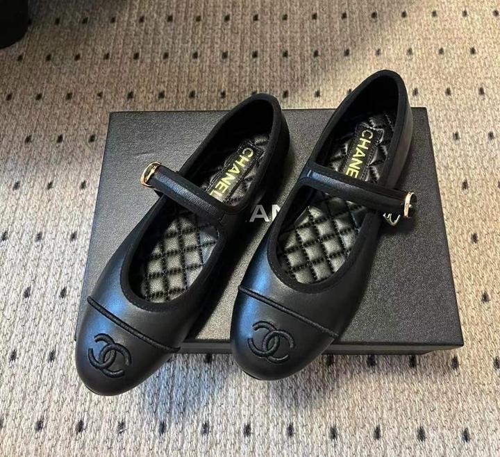 Chanel балетки черные 38