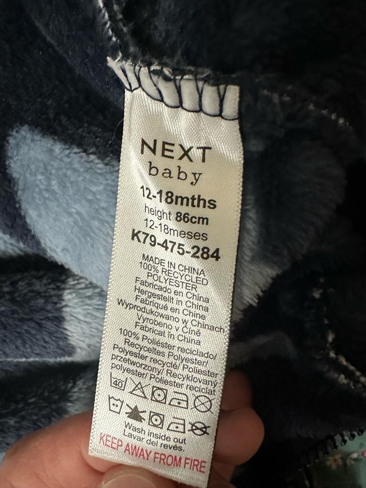 Флисовый комбинезон с ножками от Некст