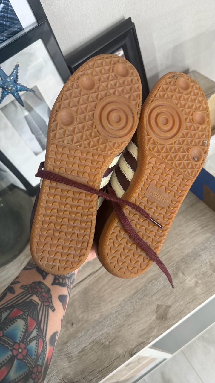 Адидас Samba бордовые