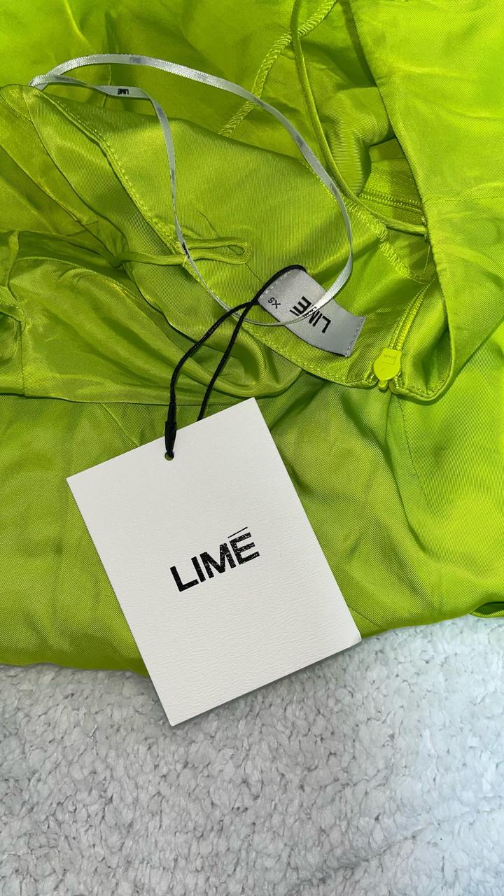 зеленое платье LIME