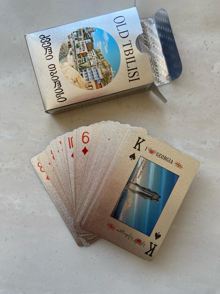 Новая колода карт, сувенирная, из Грузии.