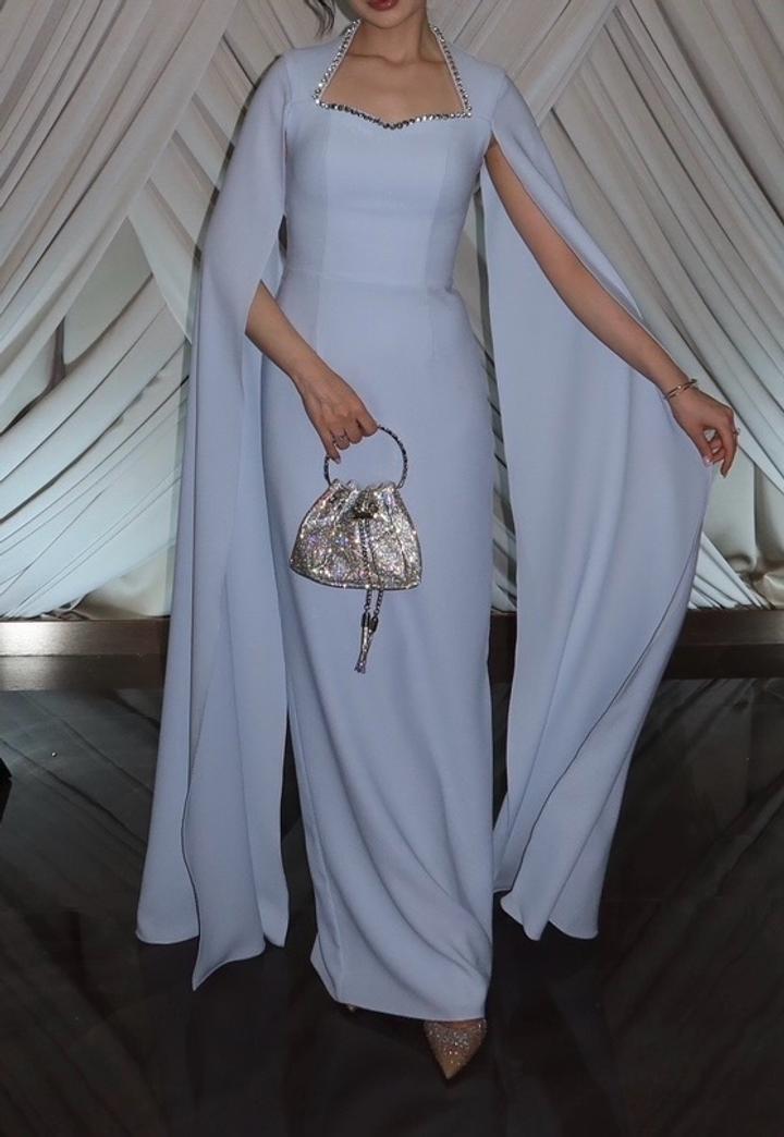 Голубое платье bergamo💎