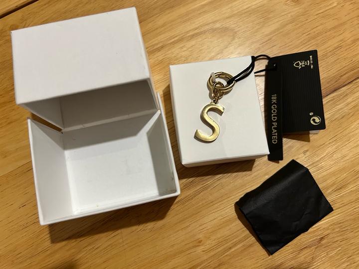 подвески 24k буквы S L R W