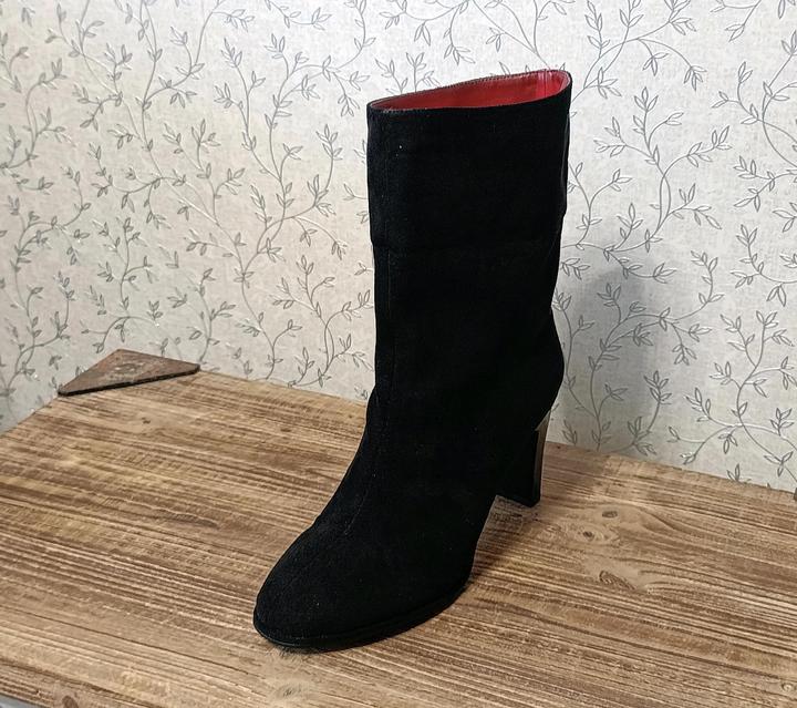 Сапоги женские, замша нат., р.37.5