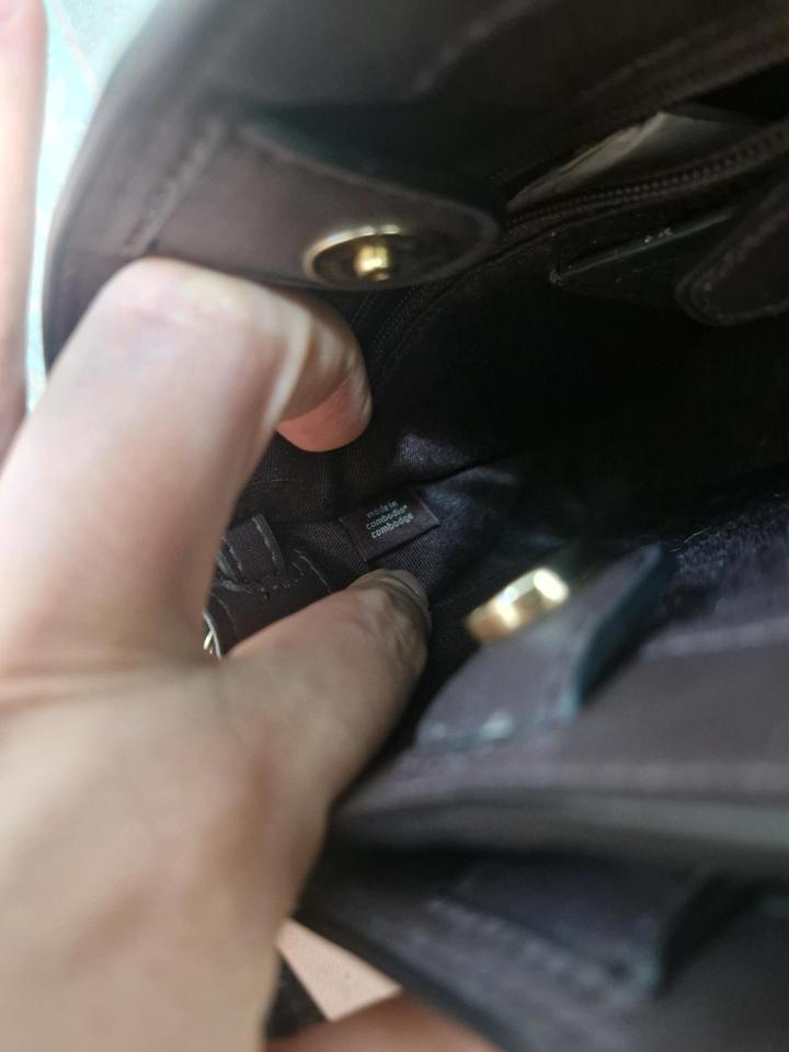 Чёрная сумочка от Coach