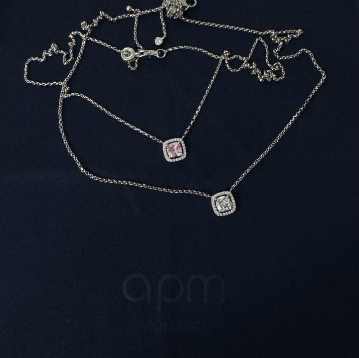 Колье серебро Apm monaco