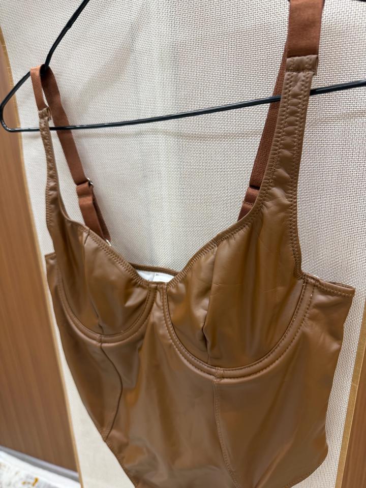 корсет боди эко кожа