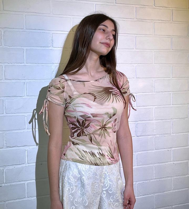 Полупрозрачный топ