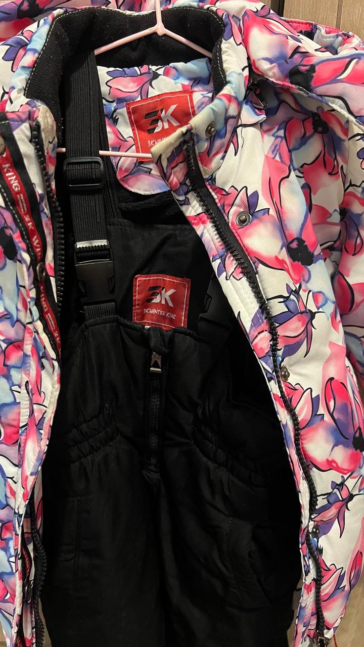 Зимний комбинезон с нат мехом