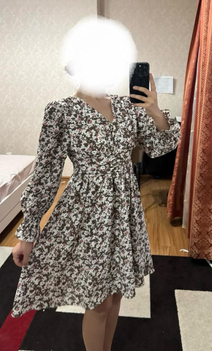 Летнее цветочное платье