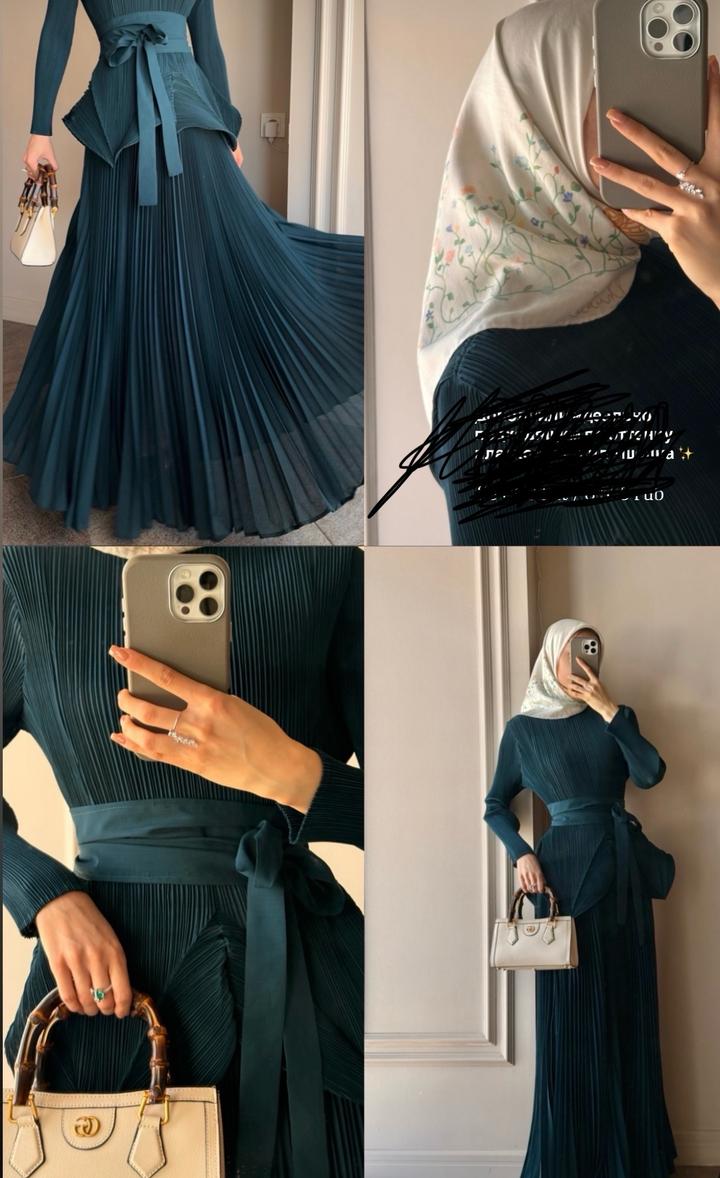 Изумрудный костюм бренда Alhubu