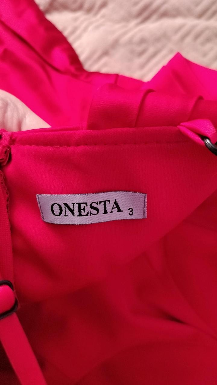 Красное вечернее платье ONESTA