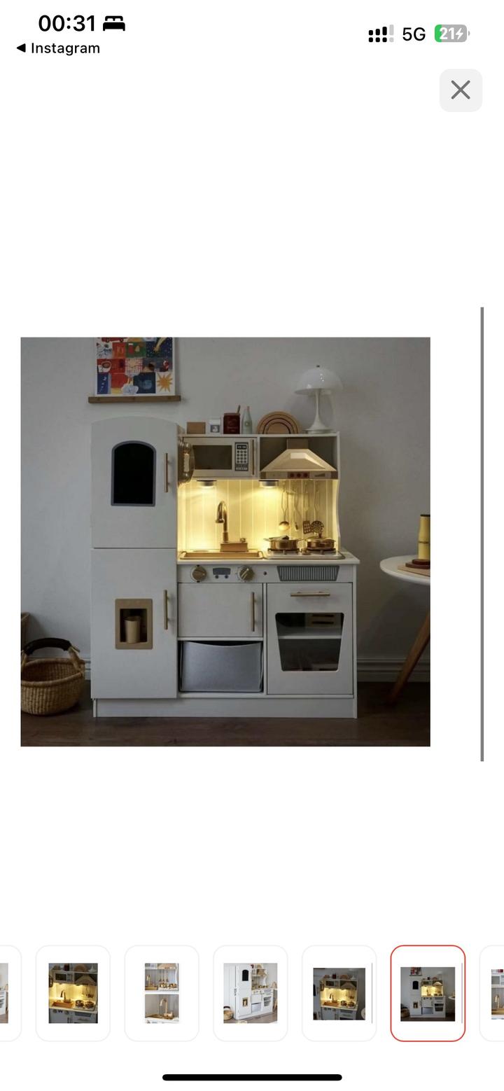 Кухня детская деревянная