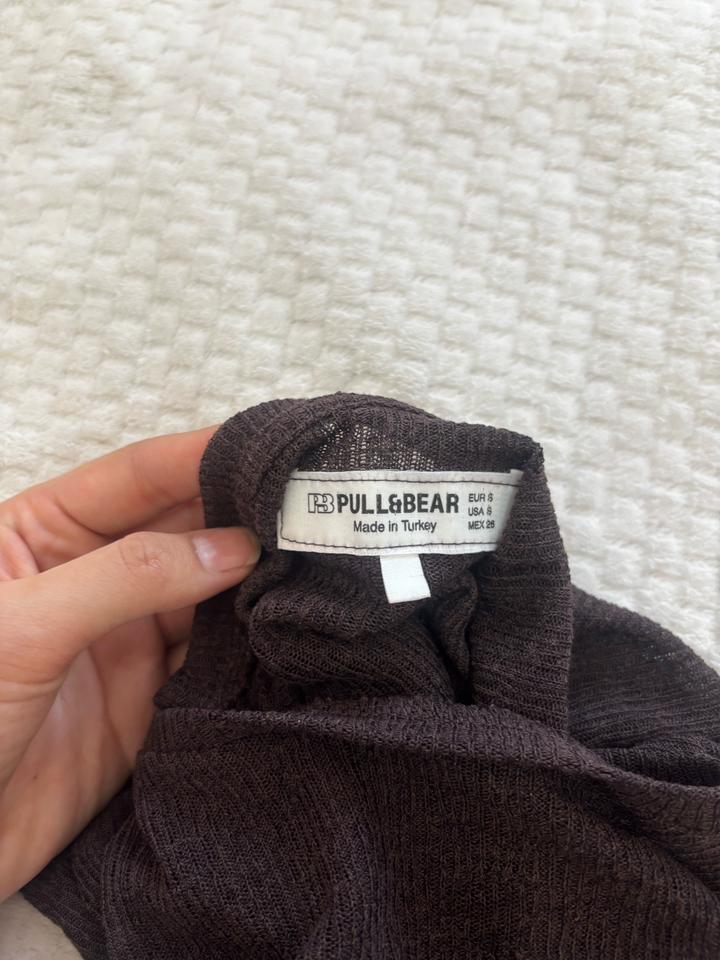 Платье коричневое Pull&Bear