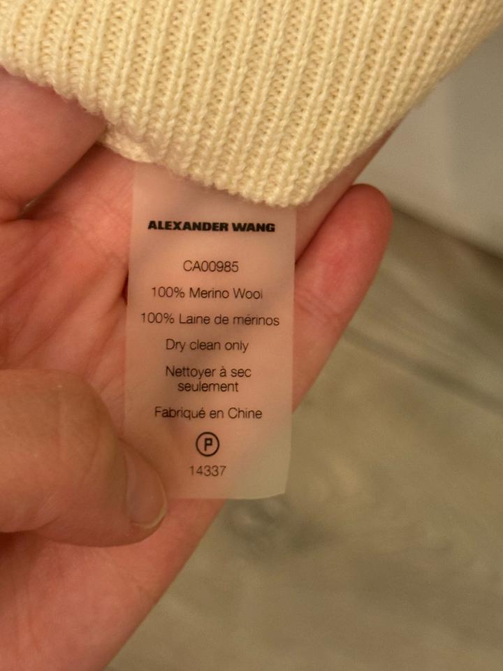 Белый свитер Alexander Wang