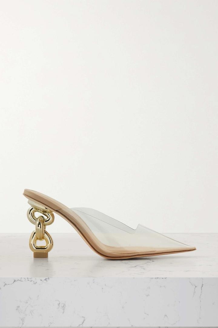 CULT GAIA мюли Carmen, прозрачный, золотой