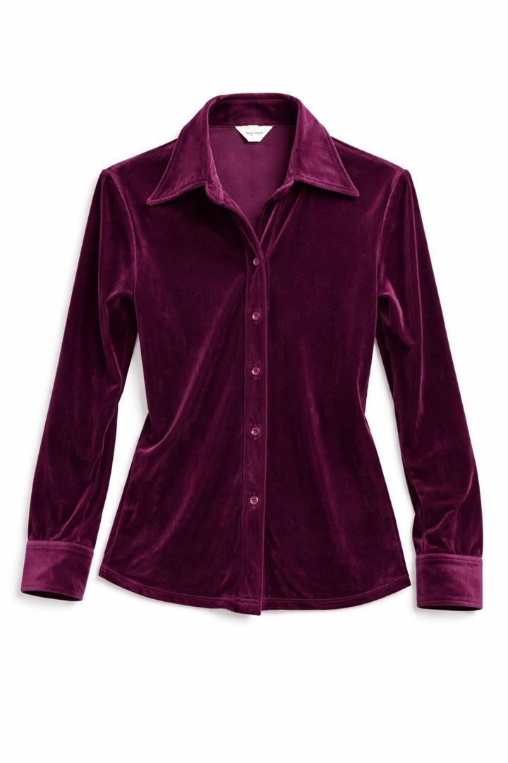 Бархатная блуза