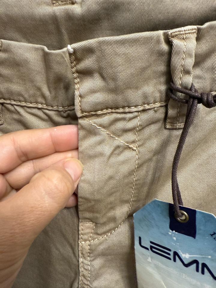 Бежевые летние штаны для мальчика немецкого бренда Lemmi