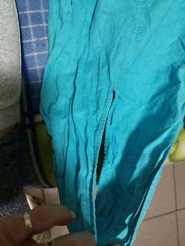 Юбка льненая яркая