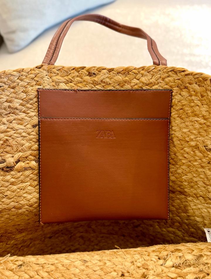 Джутовая сумка Zara