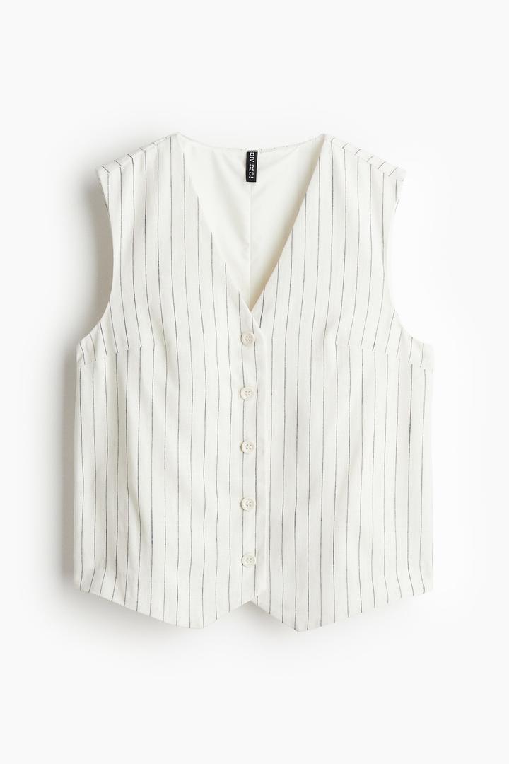 Продам льняную жилетку H&M