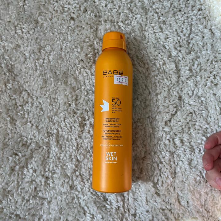 солнцезащитный спрей spf50 babe
