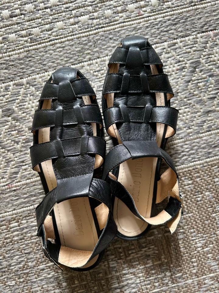 Кожаные сандалии дедовские. Нат кожа.