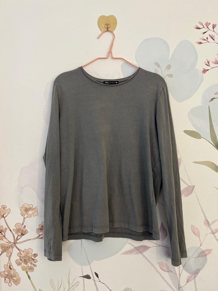 Базовый лонгслив Zara