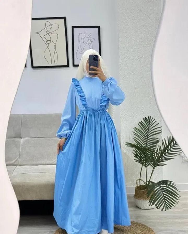 Голубое платье от Aru duken