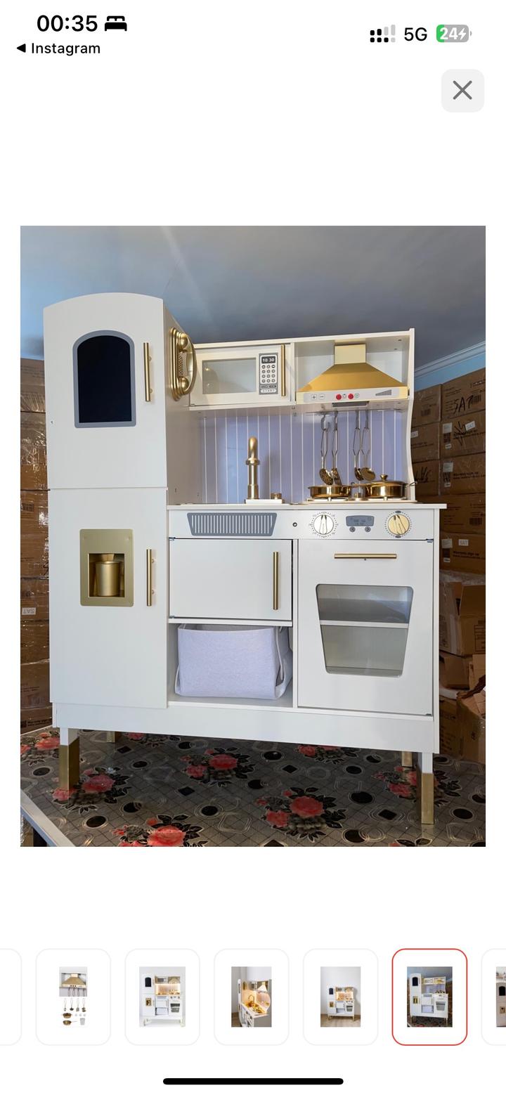 Кухня детская деревянная