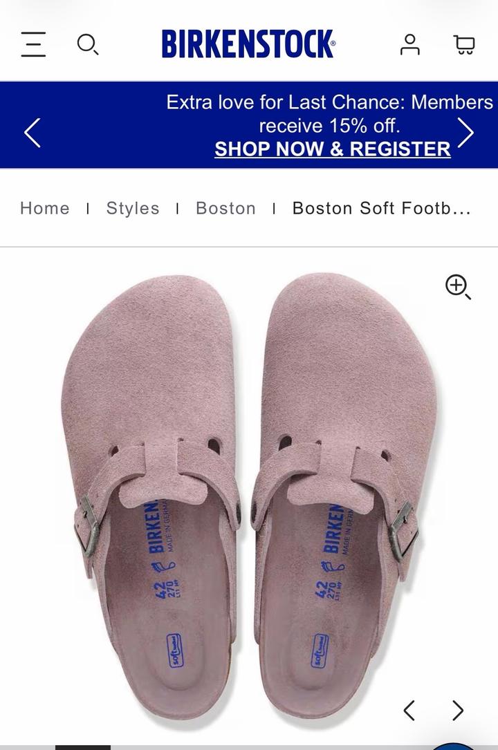 Boston Soft Footbed