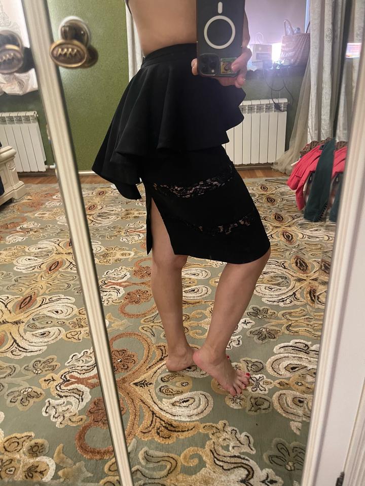 Юбка с баской