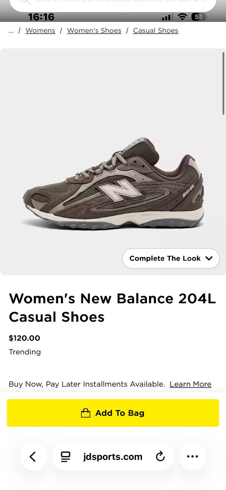 Кроссовки New balance 204L