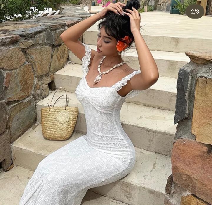 белое платье