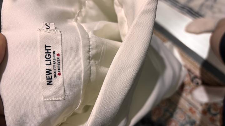 Белые брюки с подкладом