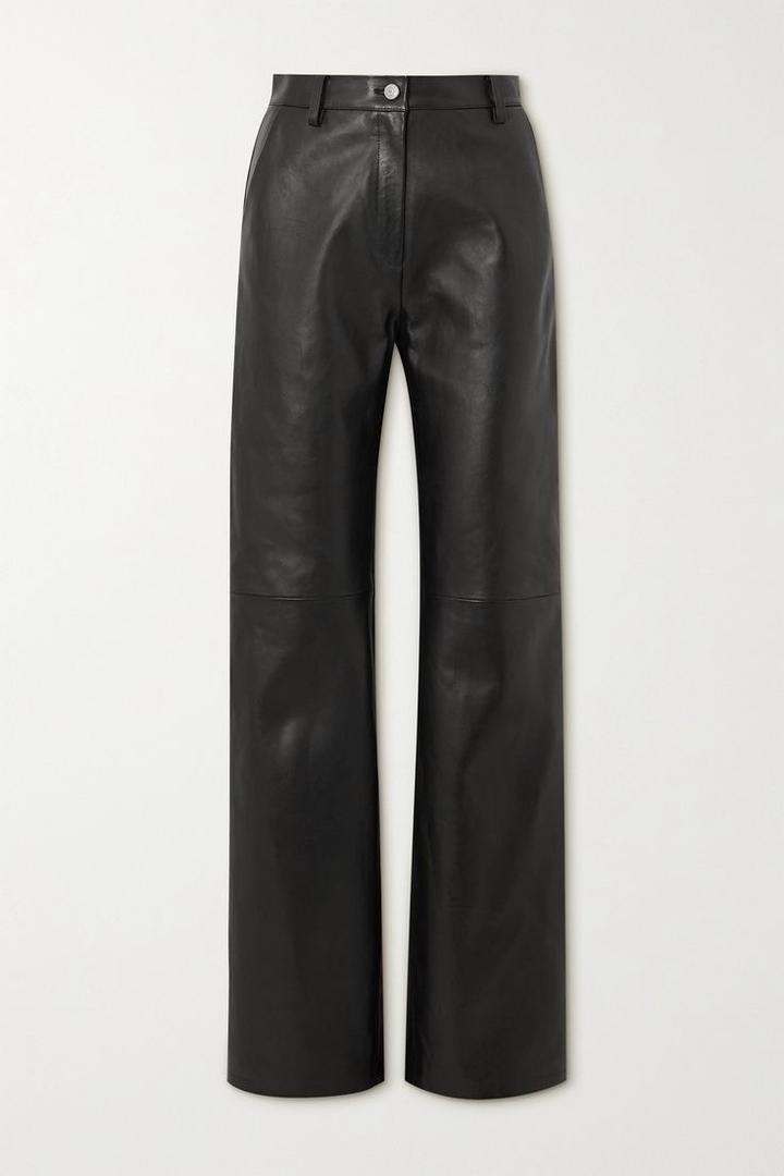 Кожанные брюки Bershka