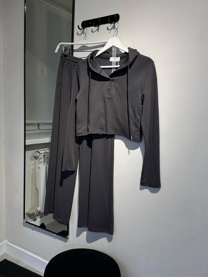 Костюм двойка укороченный хлопок