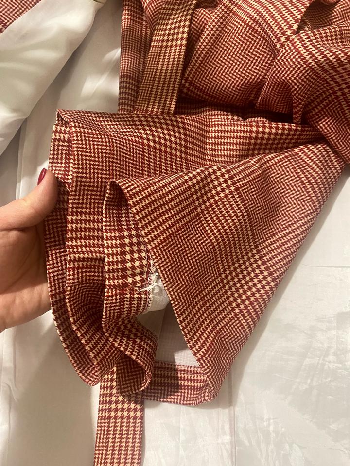 Костюм клетка брючный