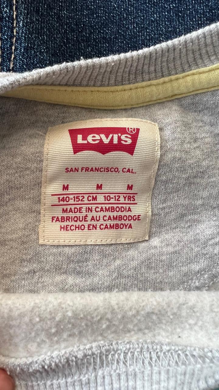 Кофта Levi’s и утепленные зимние джинсы для девочки
