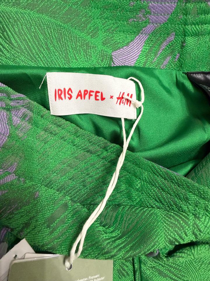 💚💜 Куртка пиджак и юбка Коллаборация H&M x Iris Apfel