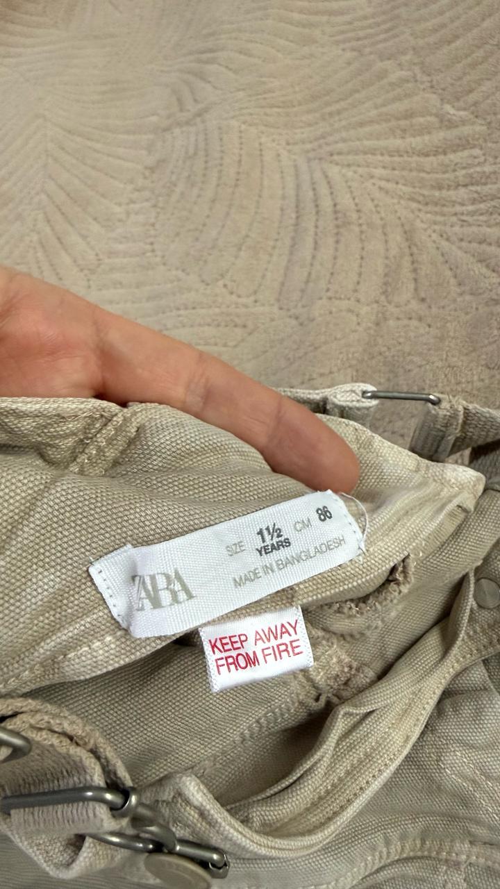 Джинсовый комбинезон Zara