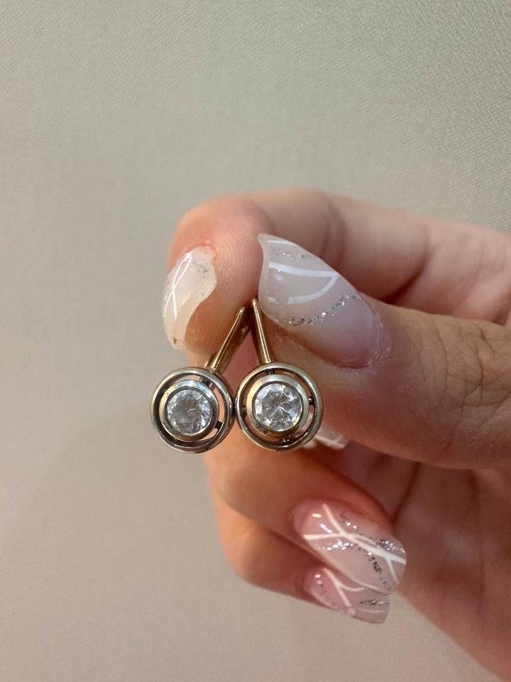 Серьги золотые 585 проба