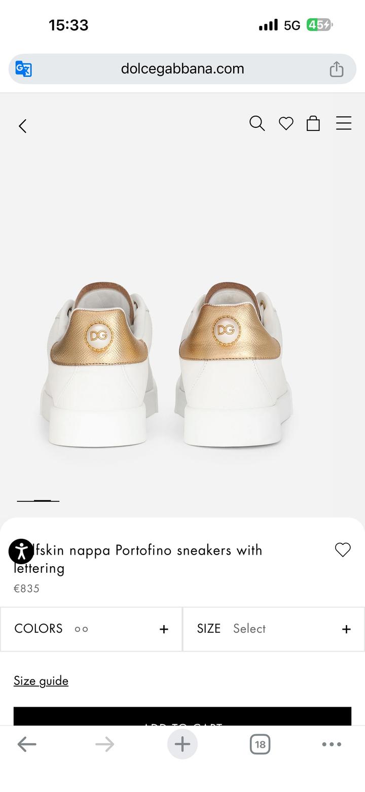 Кроссовки Dolce & Gabbana