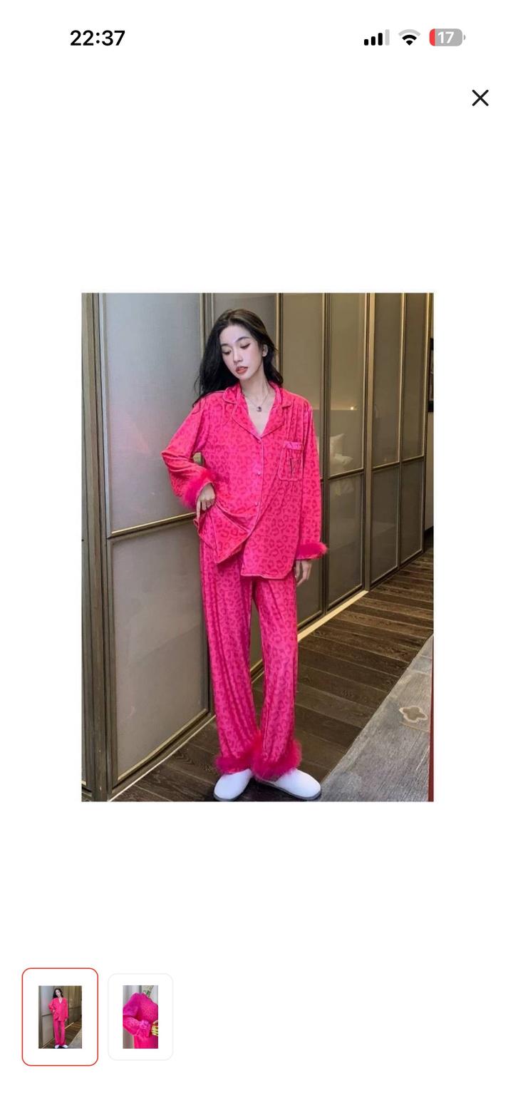 Велюровая пижама двойка