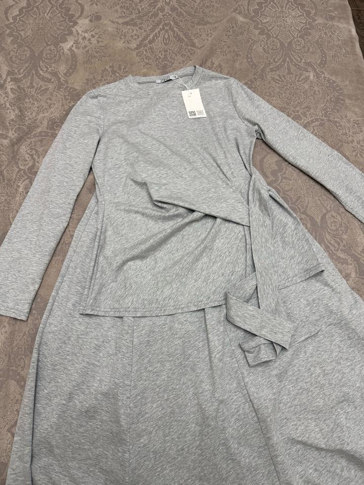 Двойка с юбкой цвет меланж