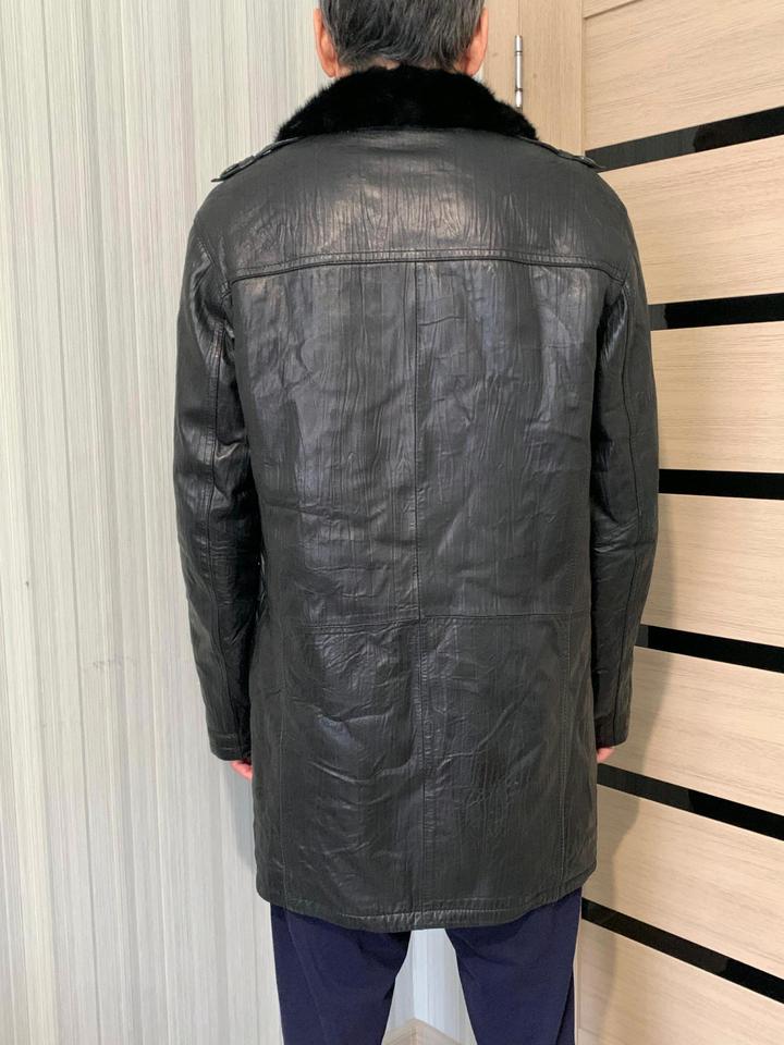 РАСПродажа,Скидка,Доставка 50-52-54р Бизон+Норка. Дублёнка "МятаяКожа"