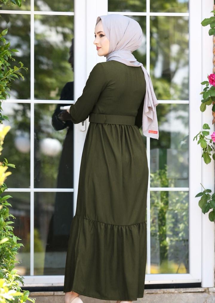 Платье с ремнем