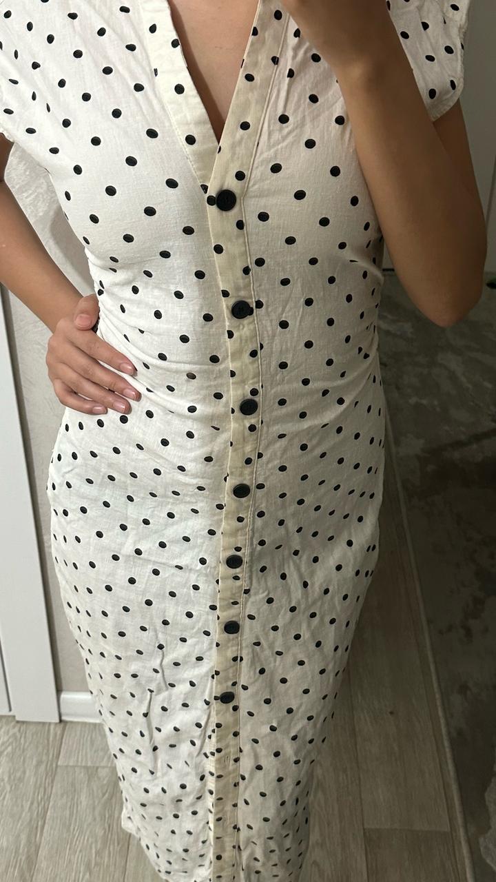 Платье Зара в горошек