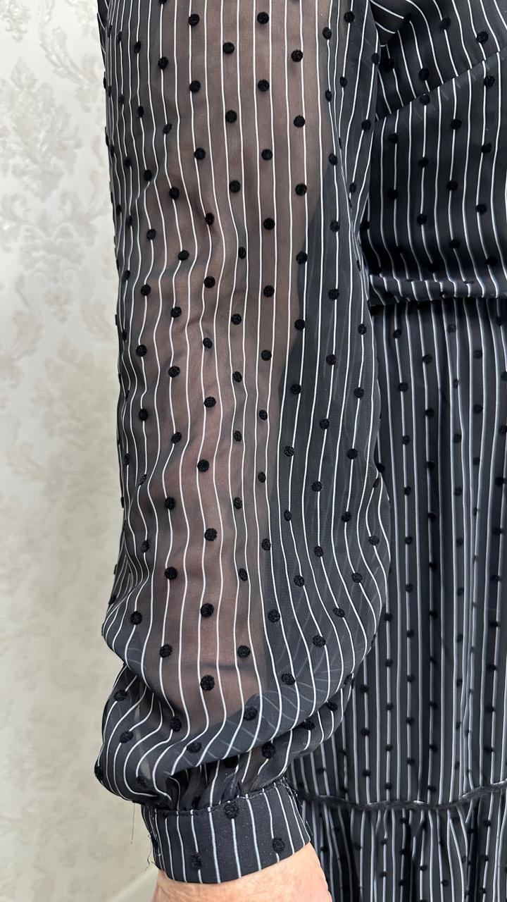 Вечернее чёрное платье